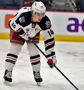 CAREER TOTALS: AHL: 64 2 3 5 99 --- --- --- --- --- OHL: 187 16 45 61 299 41 0 10 10 39 Career Notes: 2017-18: Led Wolf Pack team, and AHL rookies, in PIM (99).