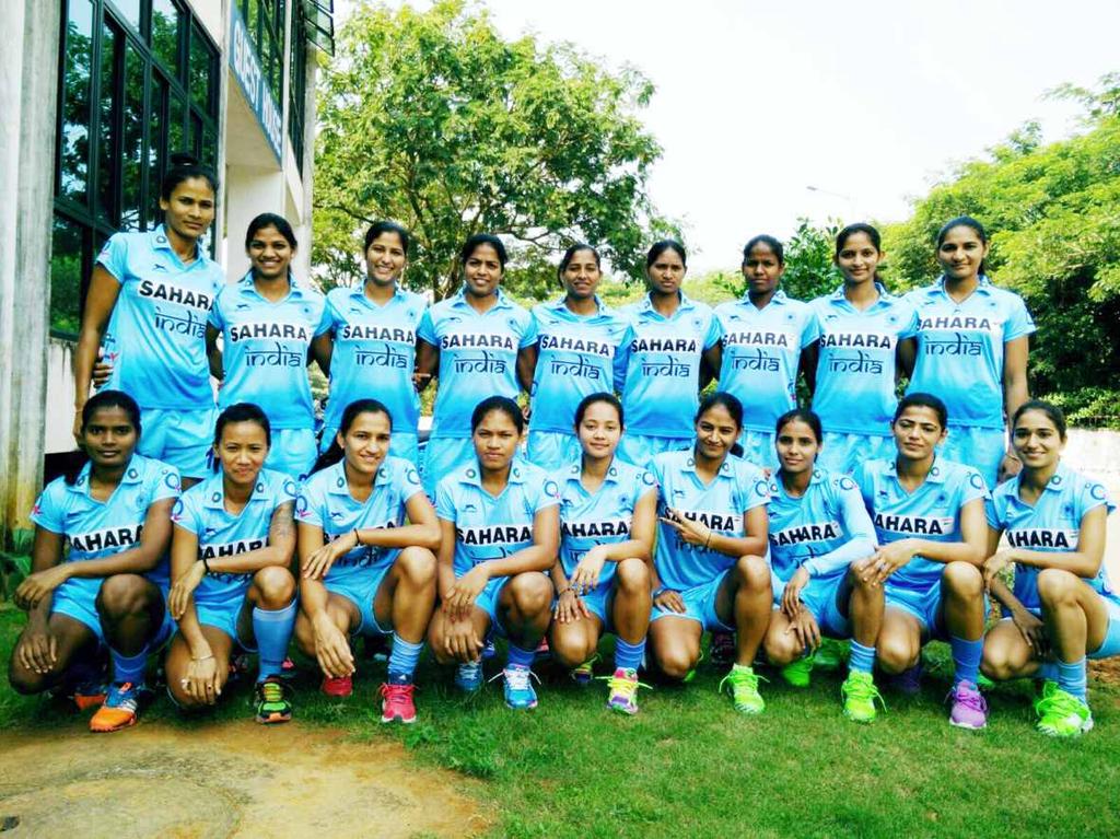 Senior Women Olympic 2016 Preparatory tour to Argen na The Indian Women's team has been on a high is year winning e second round of e Hockey World League earlier in e year which was held in Delhi.