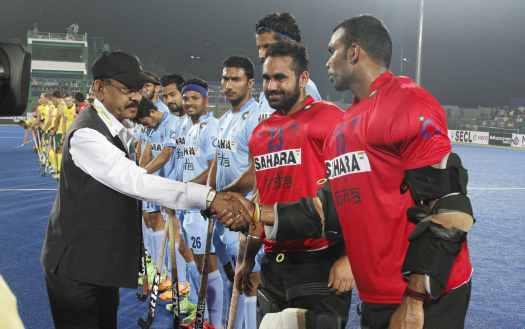 VR Raghuna and Rupinder Pal Singh were e oer scorers for India.