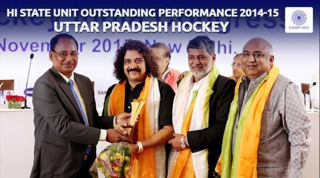 U ar Pradesh Hockey was recognised by Hockey India for eir Outstanding Performance for e Year