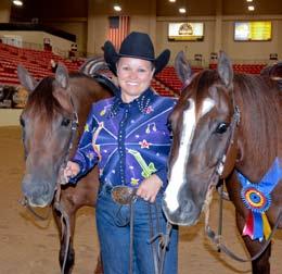 Cynthia Whittlesey, of Pullman, Wash., Robyn King, of Idaho Falls, Idaho, and Myra Lewis, of Clark Fork, Idaho, made the trip to Las Vegas specifically to watch the High Roller Reining Classic.