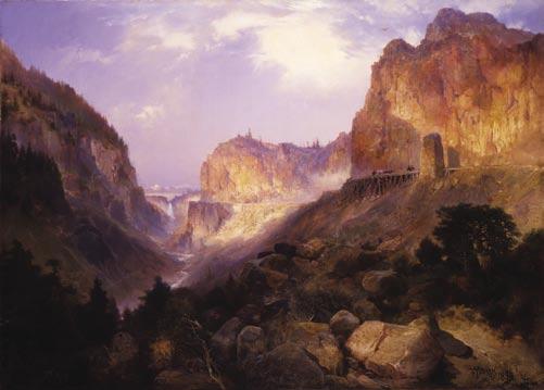Golden Gate, Yellowstone National Park, 1893. Thomas Moran (1837 1926). Oil on canvas, 36¼ x 50¼ inches. Buffalo Bill Historical Center, Cody, Wyoming. Accession number 4.75.