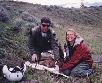 penny trained our 2005 crew on predator hair identification. Rick McIntyre and the Yellowstone Wolf Project shared their information on elk calf natality and mortality.