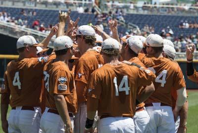 2015 Texas Baseball Page 8 Texas Baseball By The Numbers 6 8 11 11 35 56 71 105 National Championships Members in College Baseball Hall of Fame Conference Player of the Year honors Big 12