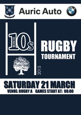 AURIC AUTO BOSCH 10 S As always, the boys look forward to stretching their legs on Rugby A and competing in the Auric Auto Rondebosch Tens for the Tienkie Heyns Shield.