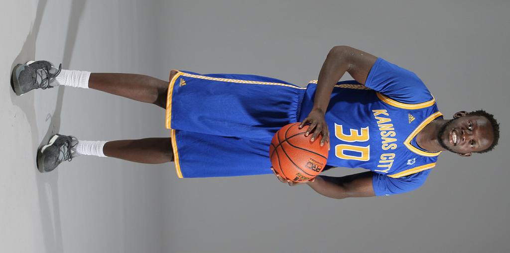 30 ALEER LEEK 6-9 225 F/C SO. JUBA, SOUTH SUDAN VICTORY ROCK PREP 2015-16: Saw reserve action in 30 games as a freshman Averaged 2.1 points, 1.1 rebounds and 8.