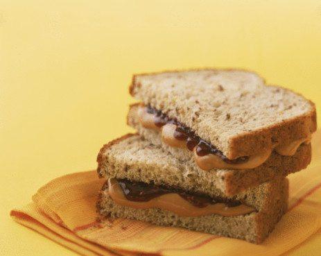 RECIPE OF THE MONTH Crunchy, Fruity Nut Butter Sandwich Start your day with this Ingredients 1. 2 slices of whole grain bread (or bagel) 2. 1 tbsp of peanut butter (sunflower butter if allergic) 3.