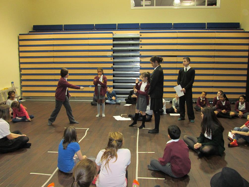 The Merchant of Venice Workshop Day On Thursday 41 students from Beaumont and Kenley Primary schools participated in a Shakespeare Workshop and watched a performance of The Merchant of