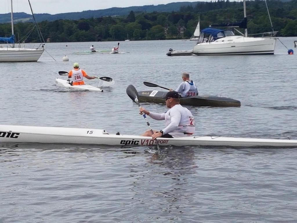 length of Windermere and open to an array of boats from surf skis to canoes to stand-up paddleboards. Some are there just for the challenge of the journey and others to take the race record!