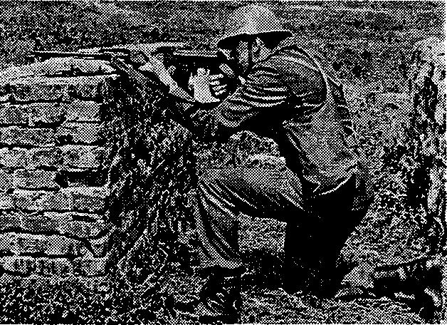 Pic. 16 - Firing from a rest b) with the semi-automatic rifle Pic. 17 - Firing from a rest with the machine gun laid on its props 32.