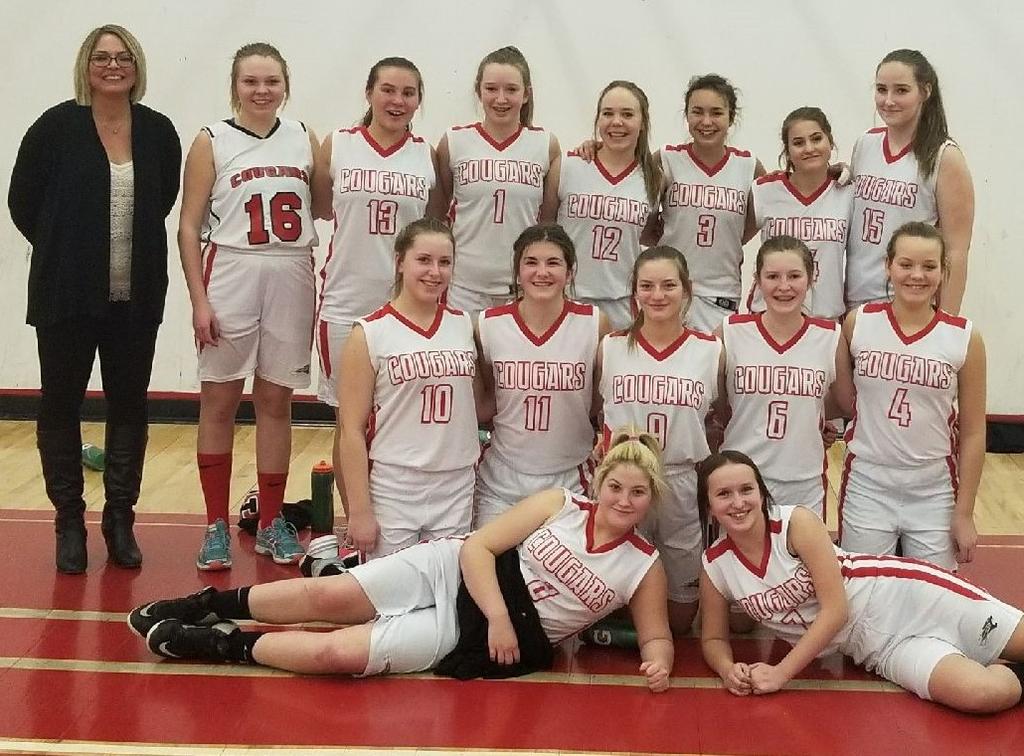 Congratulations to the junior girls basketball team for placing 1st at conferences on February 12th. They beat out Langenburg 43-21. Good luck at districts this weekend in Esterhazy!