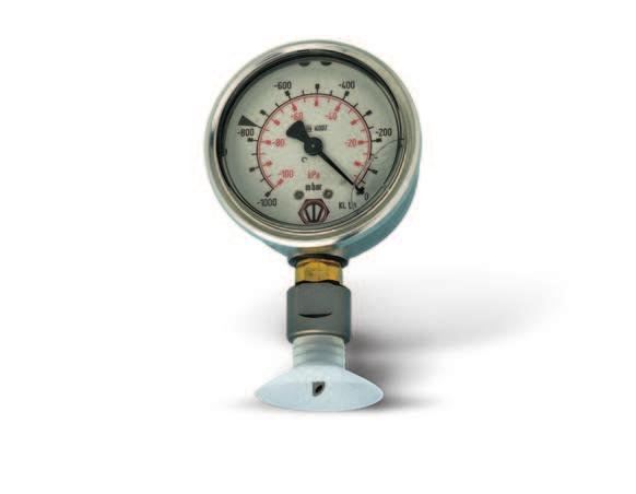 [Vacuum gauge with steel punch] The vacuum gauge with punch has been manufactured in order to allow to immediately measure the vacuum degree inside tins and food