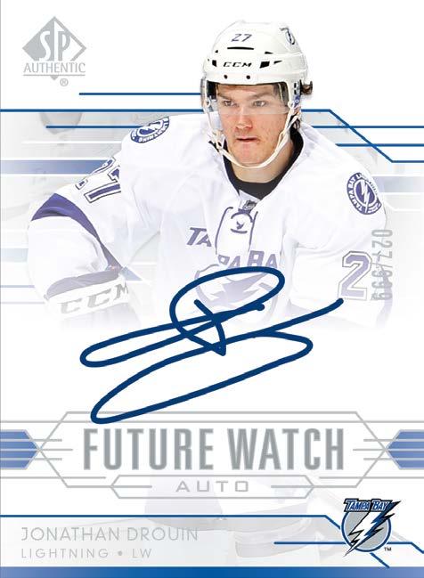 Box Break: (on average) Three (3) Signature Cards Including One (1) Autographed Future Watch RC Get (2-3) Future Watch unsigned cards Four (4) Upper Deck Update cards, including Young Guns