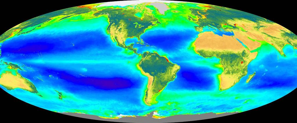 Subtropical gyres indicated by