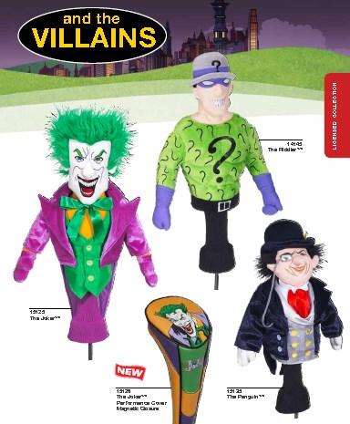 HEAD COVERS 14145 The Riddler 15125 The Joker AVAILABLE MARCH/APRIL 15126 The