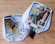 Moulded plugs: It is only possible to check the fuse in such plugs which should be removed and the rating checked as above.