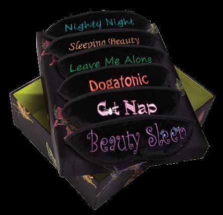 Tuck your worries away and fall in precious slumber with our luxurious collection of sleep masks.