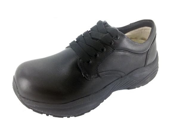 Genext Comfort Lace & Hook & Loop Closure - Black An extra depth formal comfort shoe with two removable