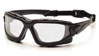 Quick Release interchangeable temples and strap. Vented foam carriage. H2X anti-fog lenses. Dual pane lens provides the ultimate anti-fog performance.