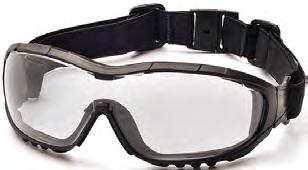 vented to increase air flow. Interchangeable temples and headband included with each pair of V3G.