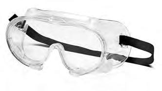 GOGGLES/ SHIELD PYRAMEX GOOGLES, Chem Splash Clear Lens Product Code: G204 Chemical splash goggle features vent caps to restrict influx of liquids. [ APPROVALS ] ANSI Z87.