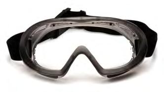 Polycarbonate shield conforms to the face offering increased impact and dust protection. Passes MIL-PRF 32432 High Velocity Impact Standards. [ APPROVALS ] ANSI Z87.1. EN 166. CSA Z94.3-07.