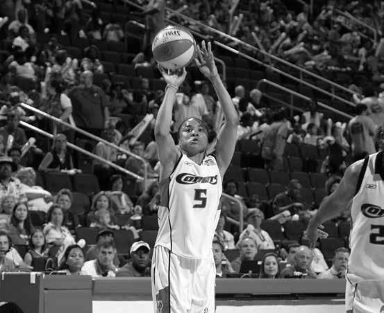 Including the 2005 and 2006 seasons with the Houston Comets, Staley played in the WNBA All-Star game five times and was the first player in league history to represent both the East and West teams