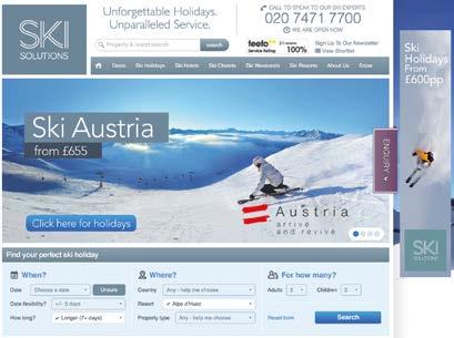 dedicated Ski Solutions accommodation page.