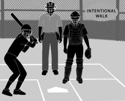 Rule 2-65-2: Intentional Walk For the purposes of an appeal: The intentional walk is considered a time at bat and an appeal of the previous play cannot be made following the intentional walk.