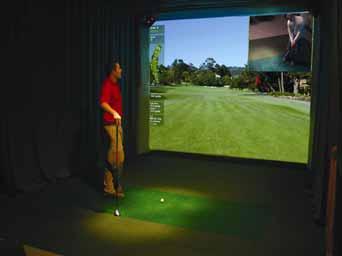 Compete against friends, other indoor golf centers, and players from