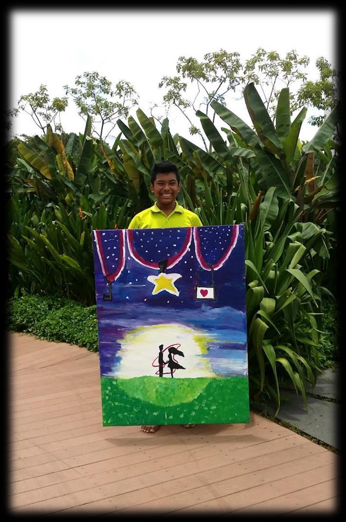 Yellow Ren Canvas Art Competition 30 August 2014 Team 4: 2-Aspiration - NurulJannah Bte
