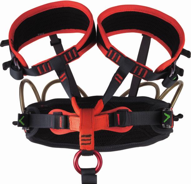 Sit harness IR RESUE SIT Ref.198201 ttachment loop certified under EN813 and EN12277/, made by polyamid webbing with external reinforcement. Polyamide belt webbings, 25 mm wide.