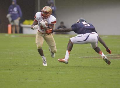 Keydets Fall at Virginia, 49-0 The VMI Keydet defense generated two firstquarter turnovers to help keep the game scoreless after one period, but the Virginia Cavaliers scored 21 points in the second