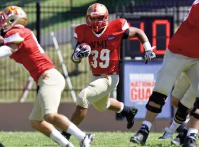 #25 CSU Defeats VMI, 25-17 After a back and forth contest throughout, a pair of fourth down plays late in the game made the difference as the #25 Charleston Southern Buccaneers eked out a 25-17 win