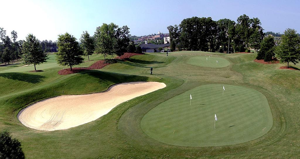 The Practice Area at Ballantyne Golf Academy BALLANTYNE GOLF ACADEMY NORTH CAROLINA S ONLY GOLF CHANNEL ACADEMY Consistently ranked by GOLF Magazine as a Top 25 Golf School in the nation, Ballantyne