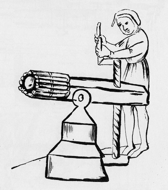 Ca. 1390: Organ Gun The fire power could remarkably be increased using an number of barrels fired at the same time.