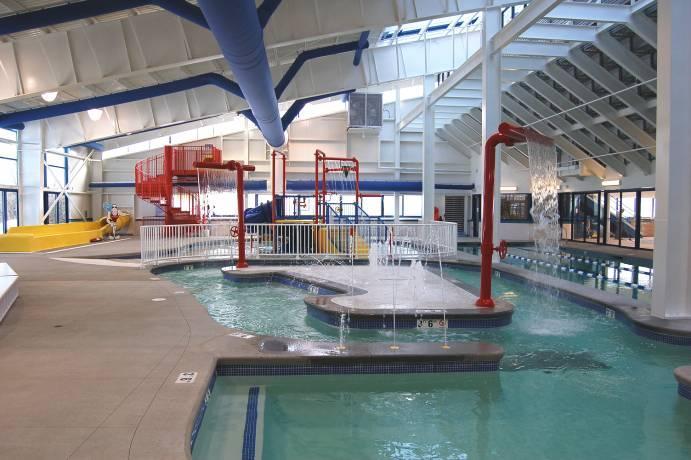 Upper Valley Aquatic Center Amenities 6,200 sq. ft.