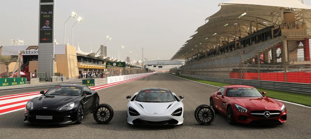 F1 PIRELLI HOT LAPS LEGEND Feel the thrill of a ride in a supercar around the track, complimented with VIP Access to the world of Formula 1 with a Pirelli Hot Laps experience.