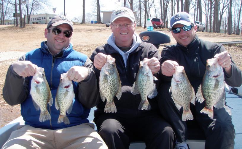 AM 5:57 PM - 6:57 PM Better Underfoot: 11:57 PM Fishing Report Crappie Fishing Brian, Gary & Travis Stearman from Louisville, KY.