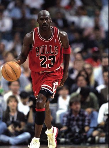 Michael Jordan is six feet six inches (almost two meters) tall.