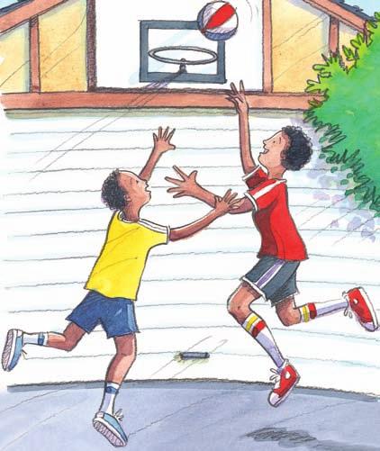 When he played basketball with his brother, Larry, Michael would always