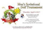 golfers) 16 prize drawing tickets (1 per player) 16 non-player dinner tickets A sponsor-provided banner will be