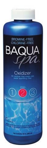 BaquaSpa BAQUASPA WATERLINE CONTROL An enzyme-free solution designed to minimize waterline buildup.