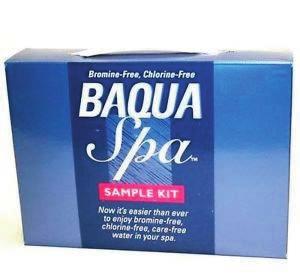BAQUASPA SANITIZER WITH & SCALE CONTROL Principal chemical in the BaquaSpa Water Care System.