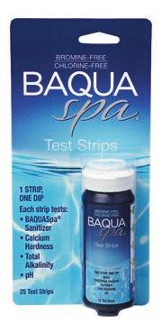 80 BAQUASPA SPA TEST STRIPS Quick and easy way to check your spa water s BaquaSpa Sanitizer, Hardness,