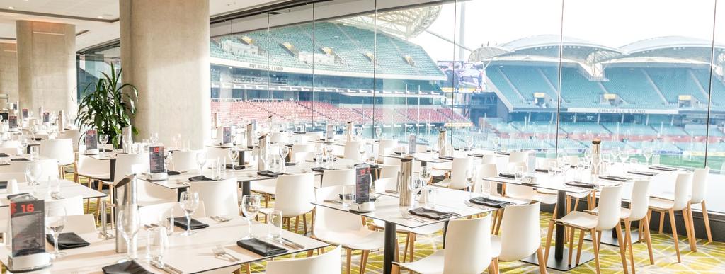 Audi Stadium Club Located on the third level of the Eastern Stand, the Audi Stadium Club provides padded reserved seating in a central position with access to cricket and football as well as