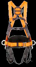 arrest systems 2 side D-ring for work positioning Size adjustment at chest, waist and legs straps provides a perfect adjustment to