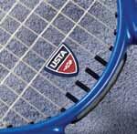 50 QS296 Tennis Racquet Shaped Accessory Bag 12 x 5 ½ x 4