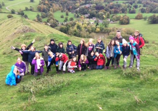 !) We walked up Bunster Hill and down Dovedale and no one