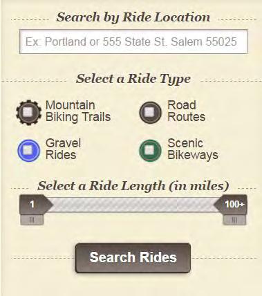 Oregon Tourism Department State approach: 18 Focus on short, weekend, or daily rides Inclusive of different types of bicycle trails: - Mountain biking, gravel rides, paved roads, and scenic bikeways